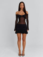 Zenya Mini Dress Black