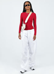 Arnim Long Sleeve Top Red