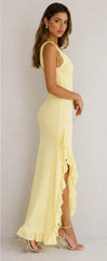 Lemon Solstice Maxi Dress